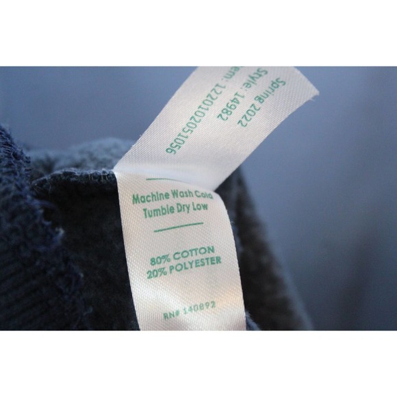 Marine Layer Dip Dye Raglan Sweathshirt Ombre Blue Crew Men's Size XL H14195 - Picture 9 of 11